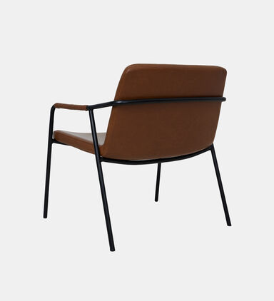 Boto Metal Leather Lounge Chair