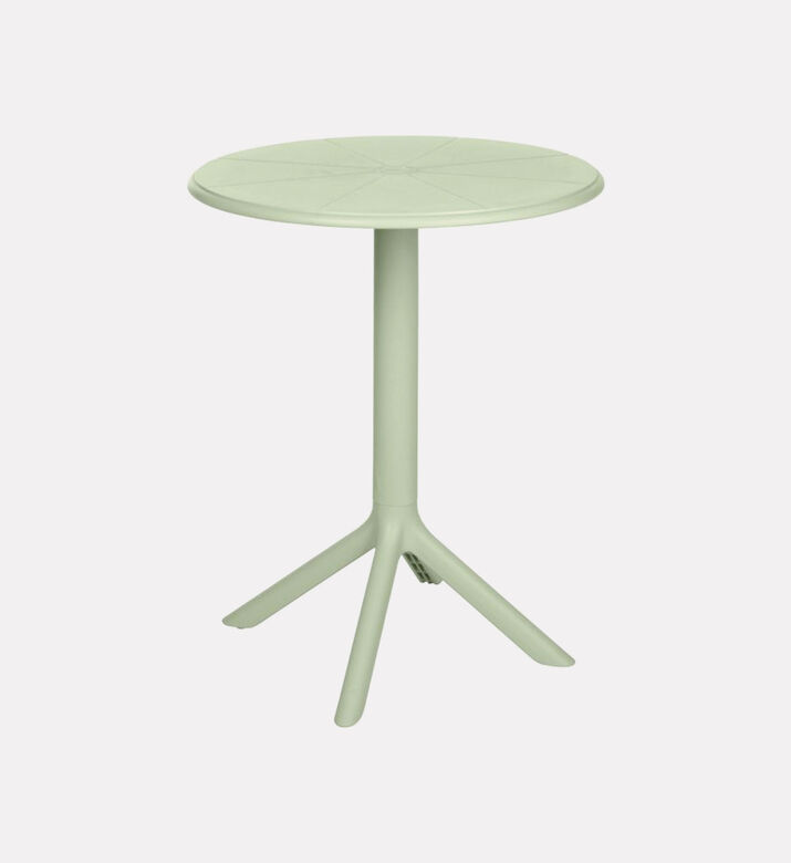 Home Deco and More Round Outdoor Table, Green, Packshot View