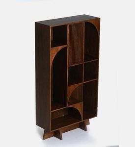 Home Deco and More Pillar Mango Wood Books Rack, Packshot View