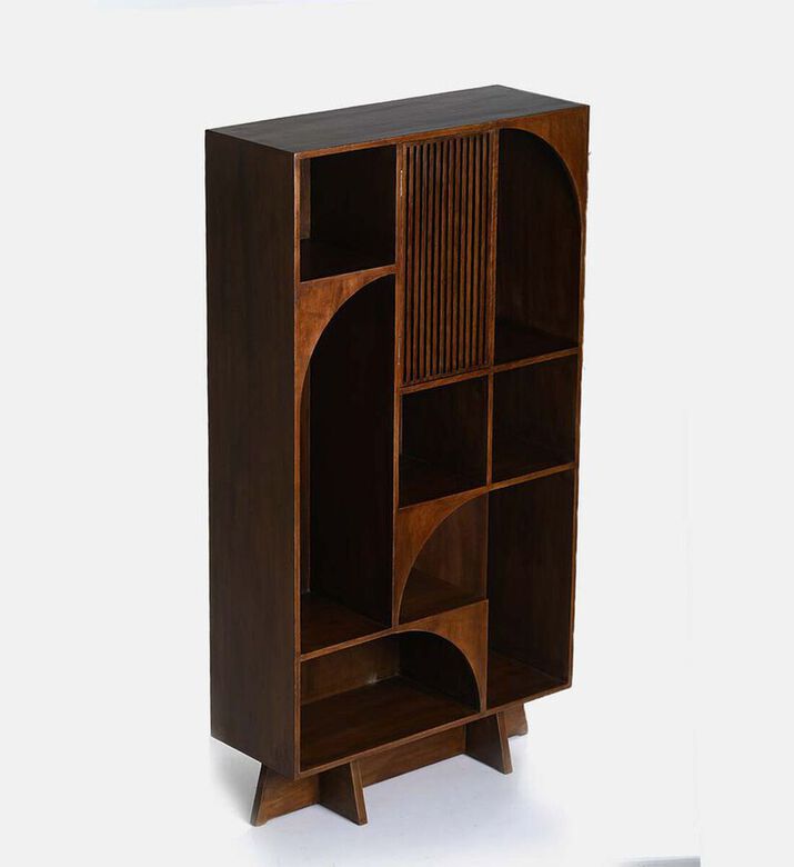 Home Deco and More Pillar Mango Wood Books Rack, Packshot View