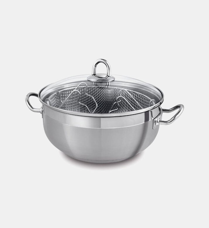 Silampos Europa Stainless Steel Frying Pan, Packshot View