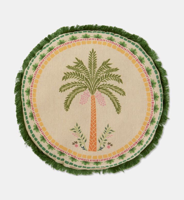Home Deco and More Cushion Round Dia Palm, Packshot View