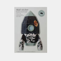 Rocket Moon Wall Sticker
