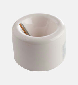 Excellent Houseware Round Plastic Vegetable Cutter, 85x80-mm, White, Packshot View