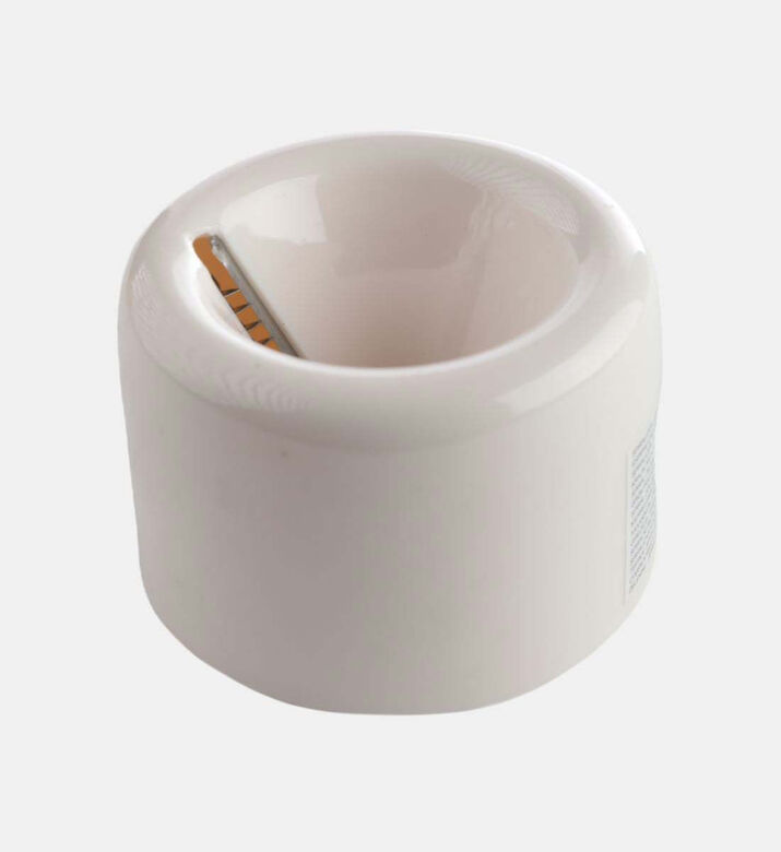 Excellent Houseware Round Plastic Vegetable Cutter, 85x80-mm, White, Packshot View