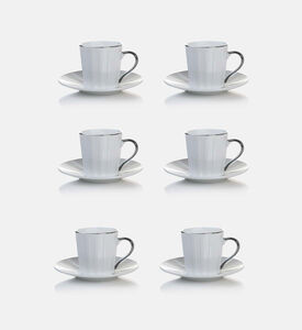 Coffee Cup Saucer 6-piece Set