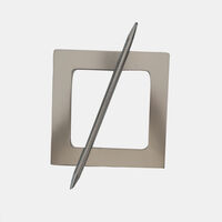 Chrome Matte Square Iron Embrace