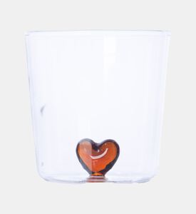 Heart Embellished Drinking Glass 4-piece Set