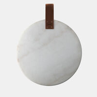 Round Marble Serving Paddle