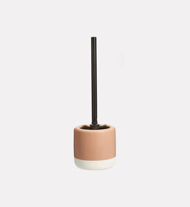 Home Deco and More Dolomite Toilet Brush Holder, Pink, Packshot View