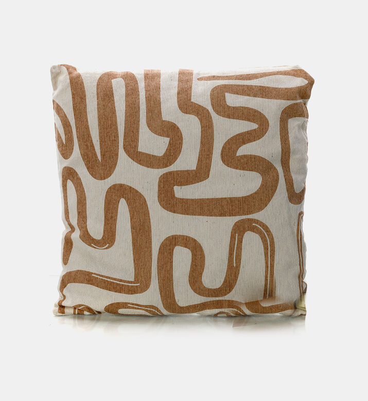 Cotton Abstract Design Cushion