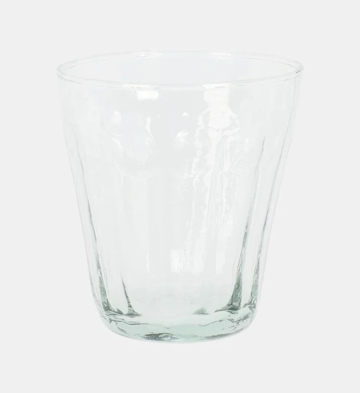 Home Deco and More Ribbed Drinking Glass, Packshot View