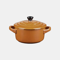 Flame Stoneware Mini Cocotte