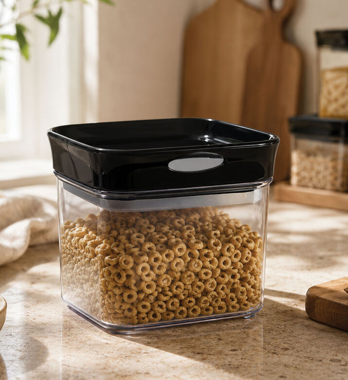 Home Deco and More Flex N Store Plastic Container, Clear, 520-ml, Packshot View