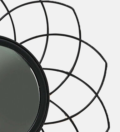 Molded Round Metal Frame Mirror