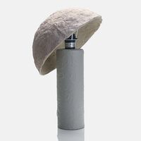 Paper Mache Mushroom Table Lamp