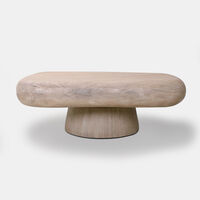 Pebble Acacia Wood Coffee Table