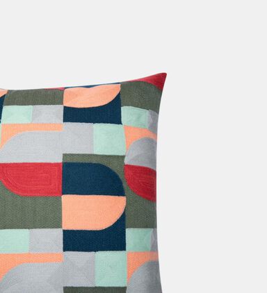 Harmony Cotton Embroidered Filled And Vaccumed Cushion