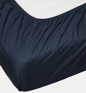 Essenza Minte Cotton Stain Fitted Sheet, Blue, 160x200-cm, Packshot View