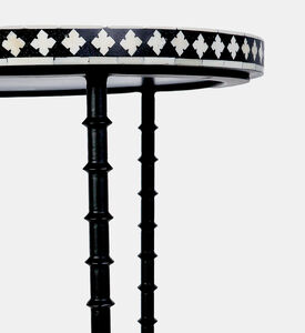 Home Deco and More Chess Iron Side Table, Packshot View