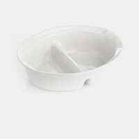Oval Divided Baking Dish 28x22cm