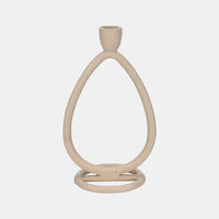 Aluminum Oval Candle Holder