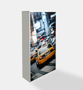 New York Three Drawers Shoe Cabinet