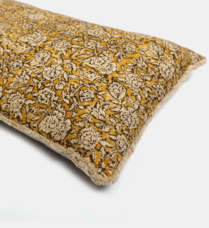 Home Deco and More Safi Block Print Cotton Filled And Vaccumed Cushion, Packshot View
