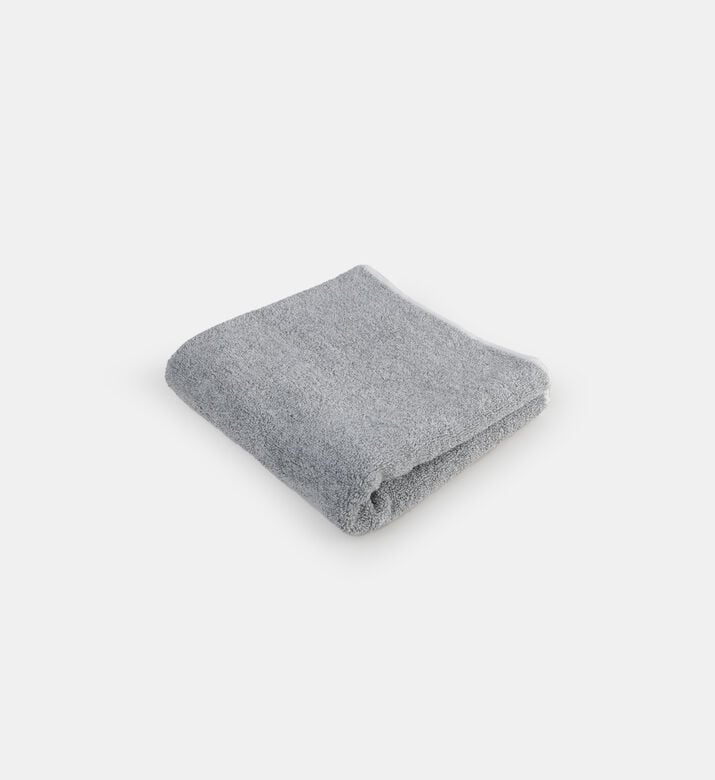 Home Deco and More Melange Viscose Bath Towel, Grey, 33x33-cm, Packshot View