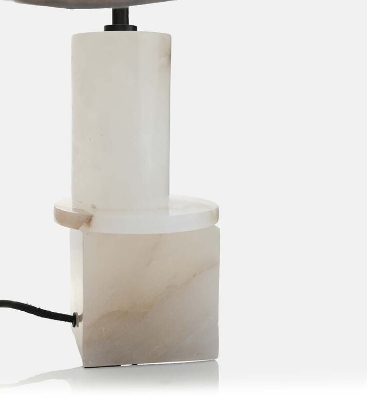 Home Deco and More Marmor Shade Marble Table Lamp, Packshot View