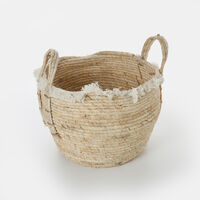Fringed 3-piece Baskets