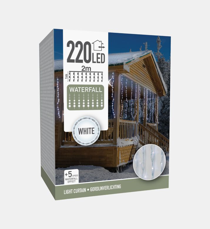 Home Deco and More Led Curtain Light 220led, Packshot View