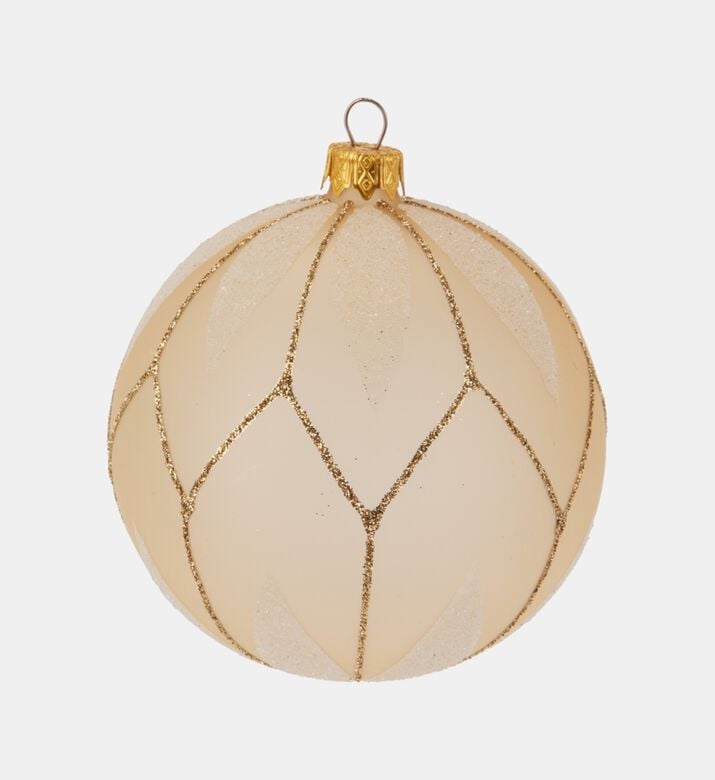 Home Deco and More Ball Xmas Glas, Gold, Packshot View