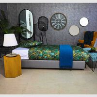 Peafowl Satin 2-piece Bed Set
