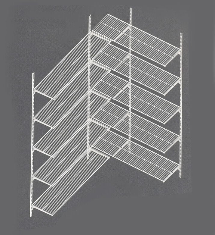 Dole Wire Mesh Floor Walk-in Grid Board, Packshot View