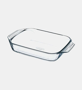 Irresistible Glass Rectangular Roaster 28x17 Cm