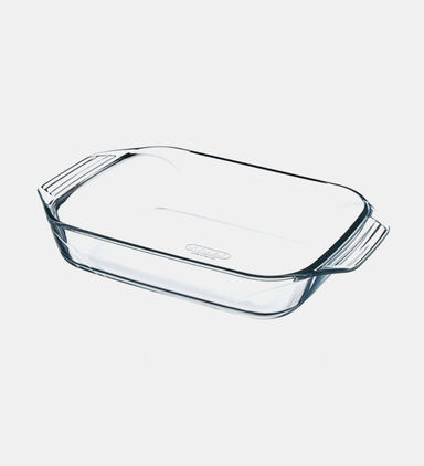 Irresistible Glass Rectangular Roaster 28x17 Cm