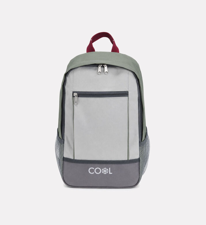 Home Deco and More Cooler Backpack Lunch Bag, Grey, Packshot View