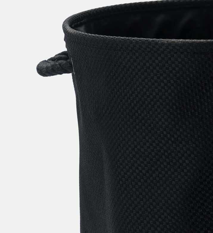 Home Deco and More Seagrass Wickert Storage Basket, Black, 38-cm, Packshot View