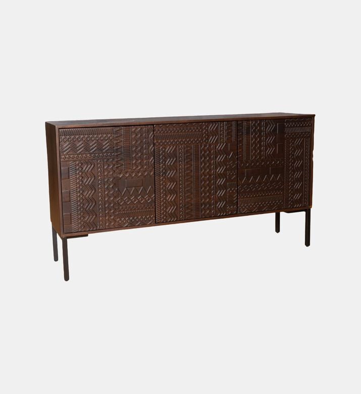 Home Deco and More Kalry Wood Sideboard, Packshot View Home Deco and More Kalry Wood Sideboard, Packshot View