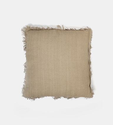 Ganesha Linen-cotton Blend Filled And Vaccumed Cushion