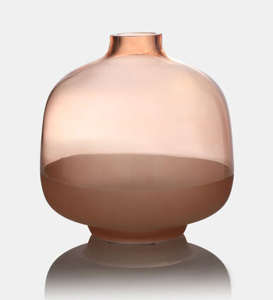 Hany Peach Glass Vase