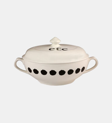 Multicolor Porcelain Soup Tureen