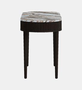 Home Deco and More Oval Marble Top Wood Base Desk, Packshot View