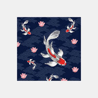 Koi Square Printed Napkins