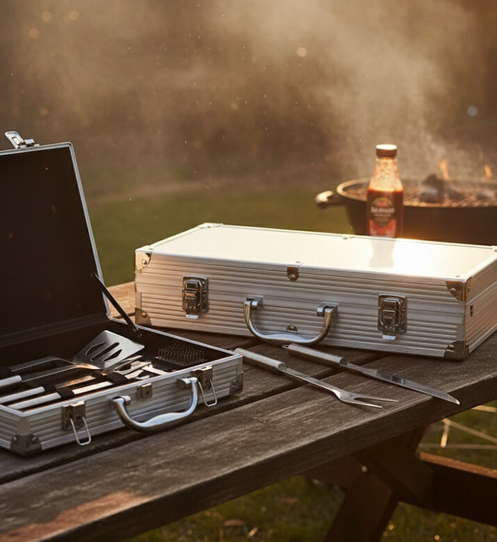 Vaggan Bbq Stainless Steel Tool Set, Packshot View