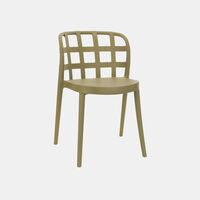 Plastic Square Back Chair