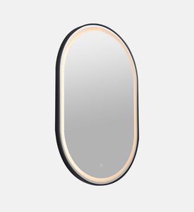 Oval Lighted Bathroom Mirror