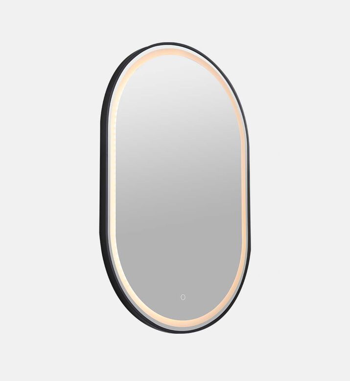Oval Lighted Bathroom Mirror