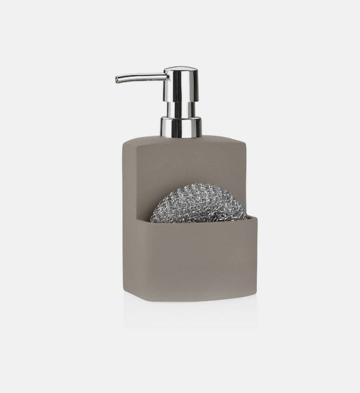 Andrea House Cement Loofah Soap Dispenser, Packshot View